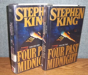 FOUR PAST MIDNIGHT Stephen King LARGE PRINT Volume 1 2 -- 0816151350 0816151776 - Picture 1 of 1