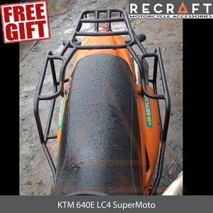 Sistema de portaequipajes totalmente soldado KTM 640E LC4 SuperMoto + REGALO - Imagen 1 de 9