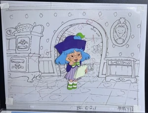Strawberry Shortcake Nelvana TV Special 5 Animation Cel Plum Pudding A 1984 - Picture 1 of 2