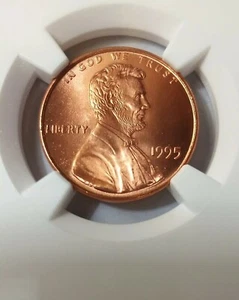NGC MS68RD 1995 DDO 1c Doubled Die Obverse Lincoln Cent NGC  - Picture 1 of 5