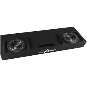 NEW DUAL 10" 1600W PORTED LOADED SUB BOX FITS 2014-2021 TUNDRA CREW MAX CAB - Picture 1 of 8