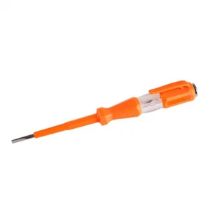 ELECTRICAL MAINS VOLTAGE TESTER ELECTRICIANS INSULATED SCREWDRIVER 140 X 3MM - Picture 1 of 2