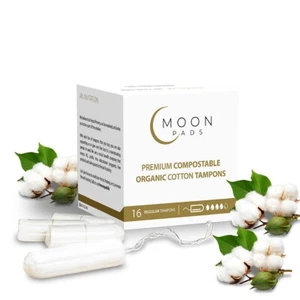 Reguar Tampons - Organic Cotton, Compostable Tampons | Case of 48 boxes (16ea) - Picture 1 of 1