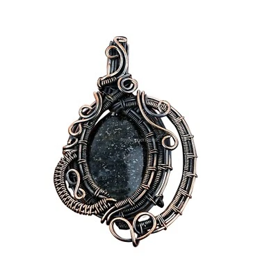 Venta de San Valentín Cobre Ovalado Marcasita Alambre Envuelto Colgante de Diseñador Foto 1 de 4