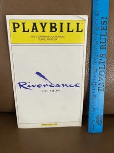 Vintage ~ 2001 Riverdance Playbill Book~ASU Gammage Auditorium ~Tempe Az ~ Jan - Picture 1 of 5