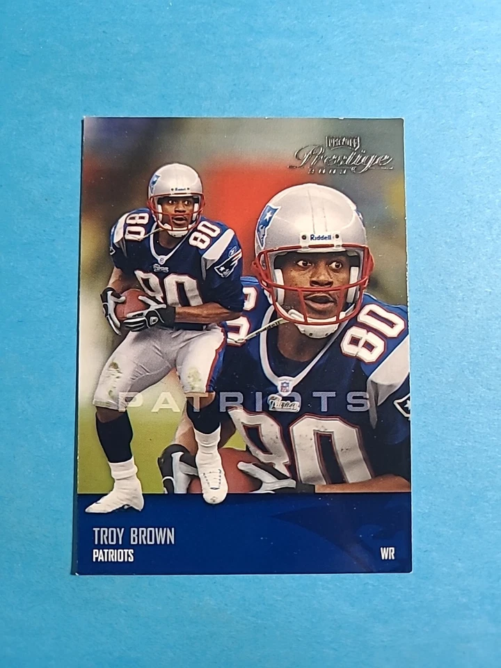 Troy Brown 2003 Playoff Prestige Football Card # 85 I3512 - Image 1 of 2