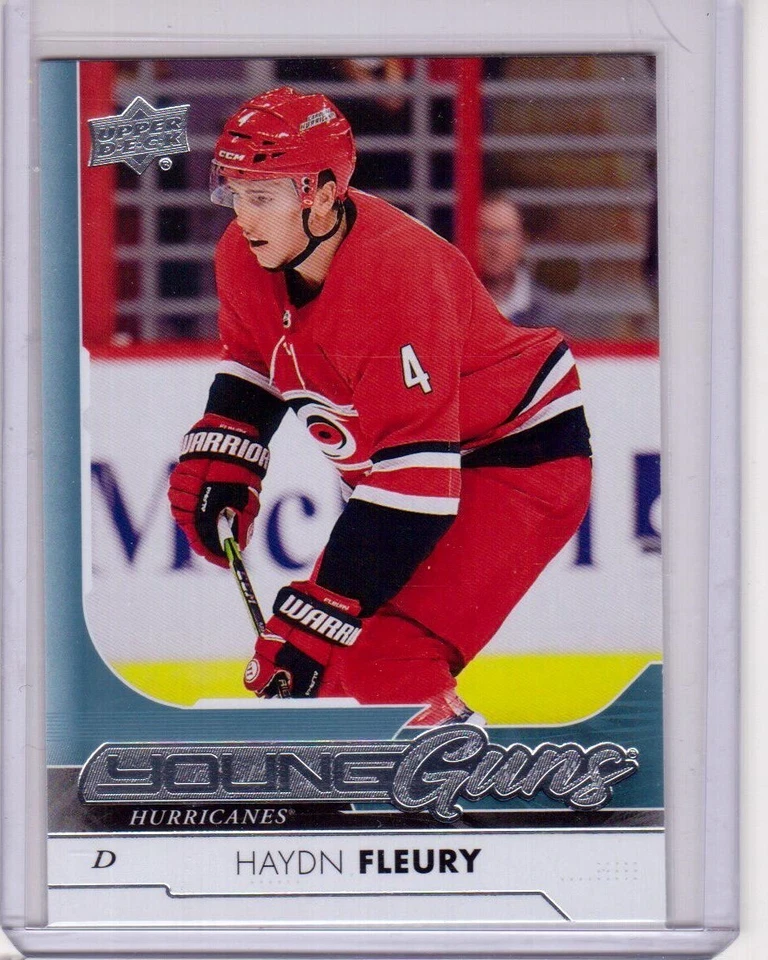 HAYDN FLEURY 17/18 Upper Deck UD Young Guns YG Rookie #236 *MINT* Hurricanes - Image 1 of 1