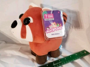 Nuevo 8" Adopt Me! Peluche Panda Rojo Marrón Virtual con Código 2024 - Imagen 1 de 9