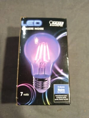 Feit Electric 7W, Filament Black Light, LED, Non-Dimmable Bulb LED Light Bulb - Image 1 of 4