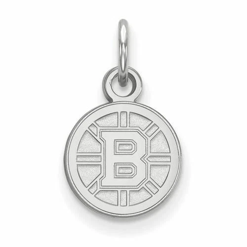 Sterling Silver NHL LogoArt Boston Bruins XS Pendant SS001BRI