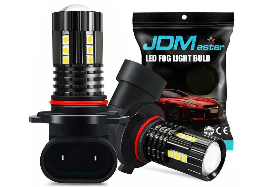 JDM ASTAR Super Bright 3030-15SMD 360 Beam H10 9145 9140 9050 9155 White LED Fog - Image 1 of 1