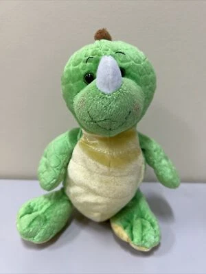 Ganz Key Lime Dino Webkinz Plush Stuffed Animal Green and Yellow No Code - Image 1 of 4