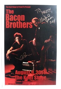 2014 KEVIN BACON HAND SIGNED DEDICATED BACON BROTHERS OHIO CONCERT POSTER - Imagen 1 de 3