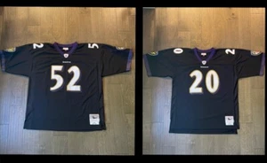100% Authentic Ray Lewis & Ed Reed Mitchell & Ness Ravens Jersey 52 XXL Mens Lot - Picture 1 of 10