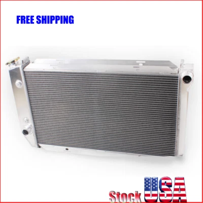 4Row Radiator For Lincoln Mark IV 1973-1976 / V 1977 / Continental 1973 7.5L V8 Foto 1 de 4