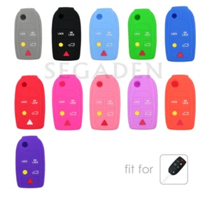 Cubierta de llave abatible remota de silicona apta para VOLVO C30 C70 S80 V70 XC70 XC90 5 BTN - Imagen 1 de 34