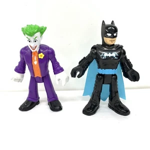 Mattel DC Super Friends Joker & Bat Tech Blue 10" Poseable Figures GXH58 - HHH82 - Picture 1 of 13