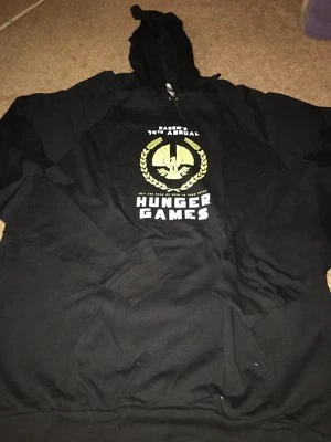 Sudadera con capucha unisex XL Josh Hutcherson Jennifer Lawrence de la película de Los Juegos del Hambre Foto 1 de 3