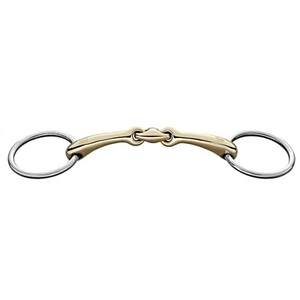 Herm Sprenger Dynamic RS Sensogan Bradoon - 14mm - Double Jointed Snaffle 40214 - Picture 1 of 2