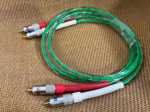 New GOLD OIL-Filled TUBE Amplifier Analog Speaker Bass RCA CD Player CABLE 1m - Picture 1 of 3