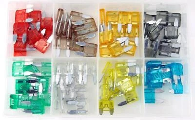CBS Mini Blade Fuse Selection Pack of 80