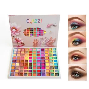 99 Colors Eyeshadow Palette, Matte Glitter Bright Color Makeup Palette Color - Picture 1 of 7