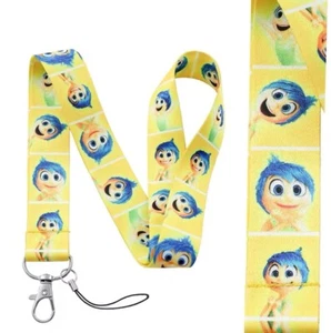 Disney INSIDE OUT 2 cordini chiavi porta badge ID nuovo - Foto 1 di 1