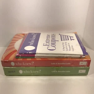 Coupons Free Money Extreme Solutions 5 Book Set Saving Beauty Secrets - Imagen 1 de 4