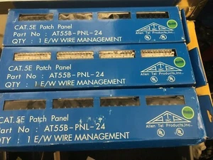 BRAND NEW IN BOX  Allen Tel Products CAT 5e 24-Port Patch Panel (AT55B-PNL-24) - Picture 1 of 1