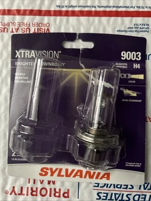 SYLVANIA - 9003 XtraVision - Bombilla halógena de alto rendimiento única Foto 1 de 4