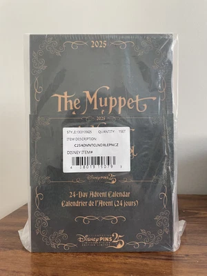 The Muppet Christmas Carol 24-Day Advent Calendar Mystery Pin Set 2025 Limited   - Image 1 of 3