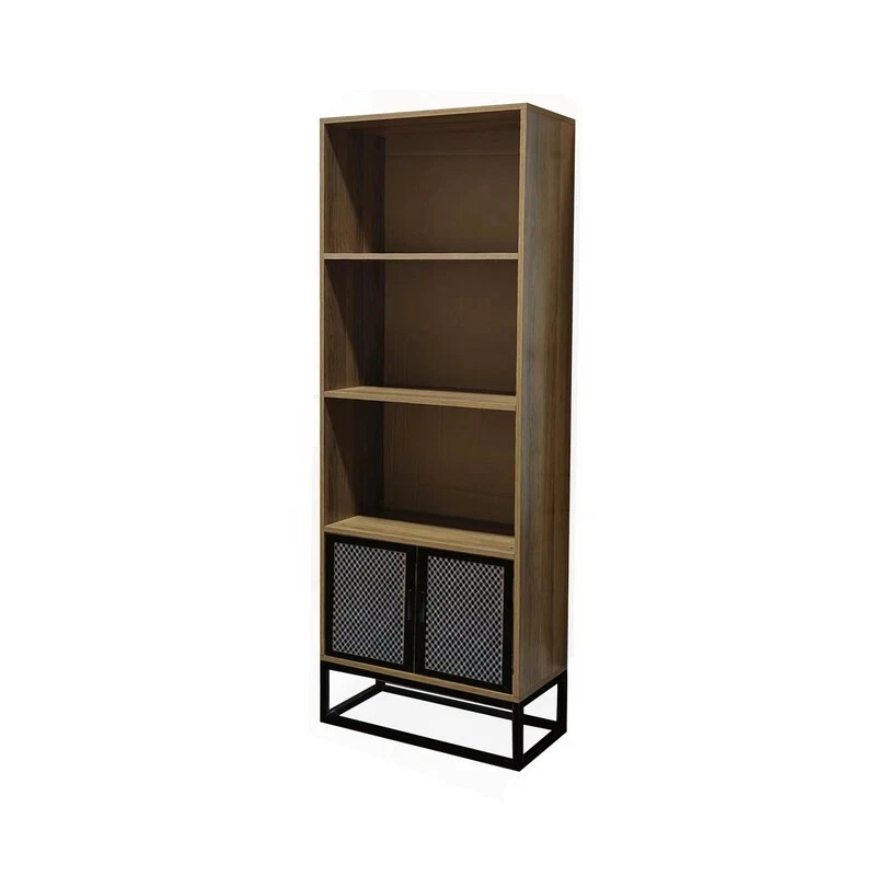 INDUSTRIAL LIBRERIA METAL/QUERCIA 60X30X180 CM - Immagine 1 di 1