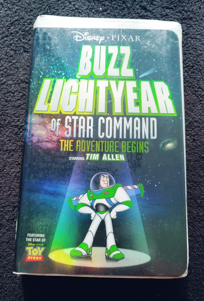 Disney Pixar- BUZZ LIGHTYEAR of Star Command- The Adventure Begins -VHS - TESTED - Image 1 of 4