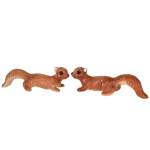 Vintage Eichhörnchen Salz und Pfefferstreuer Set Japan Cottagecore Oma Kitschig - Bild 1 von 12