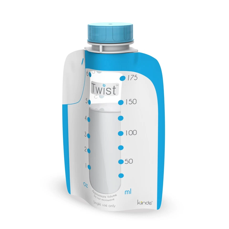 Kiinde Twist Milk Storage Pouch - Clear