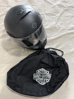 Harley-Davidson EVO X17 SUN SHIELD CASCO MODULAR Negro Mate Mediano Foto 1 de 4