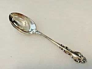 Sterling Reed & Barton Spanish Baroque Pierced Serving Spoon 8.5  inches - Picture 1 of 5