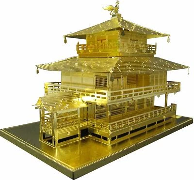 Tenyo Metallic Nano Puzzle Gold Series Kinkakuji Temple - Image 1 of 4