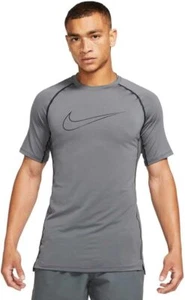Nike Pro Dri-FIT Men's Slim Fit Short-Sleeve Top Grey - DD1982 068 - Picture 1 of 4