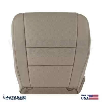 Cubierta de asiento de vinilo tostado perforada inferior del conductor Honda Ridgeline 2007-2014 Foto 1 de 4