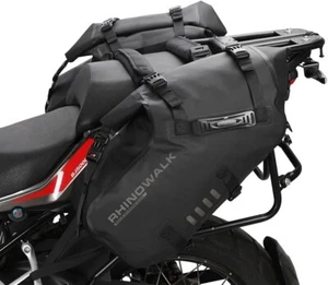 Waterproof Motorcycle Saddle Bag 28L Anti-Vibration Pannier Adventure Sport Bike - Picture 1 of 8