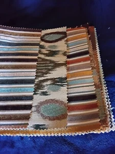 12" X 10" Fabricut 15 pc SAMPLES SWATCHES Drapery Upholst bedding Designer #10 - Picture 1 of 18