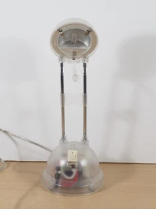 Vintage Clear See Through Halogen Extending Desk Lamp Fully Working - Picture 1 of 11