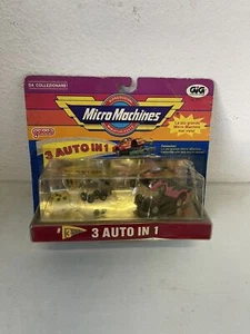 Blister Micro Machines 3 Auto In 1 #3 Auto Grande Nera E Rosa Galob - Imagen 1 de 3