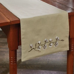 Cotton Wreath Table Runner, 13x54, NEW W/TAG, FREE SHIPPING! COUNTRY, FARMHOUSE - Picture 1 of 1