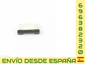 CONECTOR FFC 10 PINES PASO DE 0.5mm SMD TIPO DRAWER CONTACTO ARRIBA NUEVO NEW - Picture 1 of 4