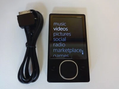 MICROSOFT ZUNE NEGRO 80GB...BATERÍA NUEVA...DISCO DURO NUEVO... Foto 1 de 4