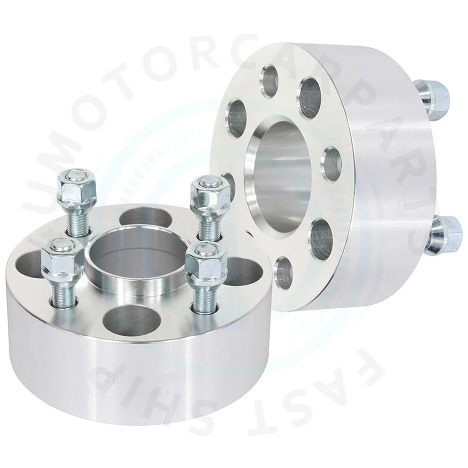 2 piezas espaciadores de rueda 2" 4x100 12x1,5 pernos para Chevrolet Chevette Dodge neón Foto 1 de 4