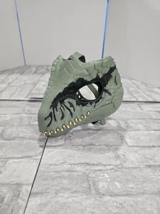 Jurassic World Dominion Giganotosaurus Mask Green Raptor Dinosaur Park Costume - Picture 1 of 7
