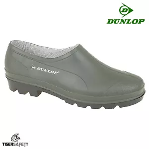 More details for dunlop b350611 green unisex comfy waterproof garden welly shoes gardening clogs
